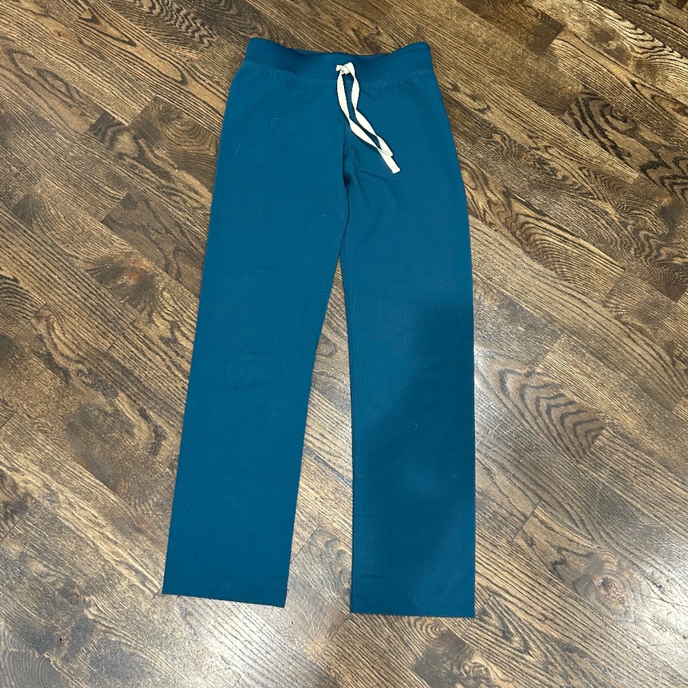 FIGS teal blue scrub pants